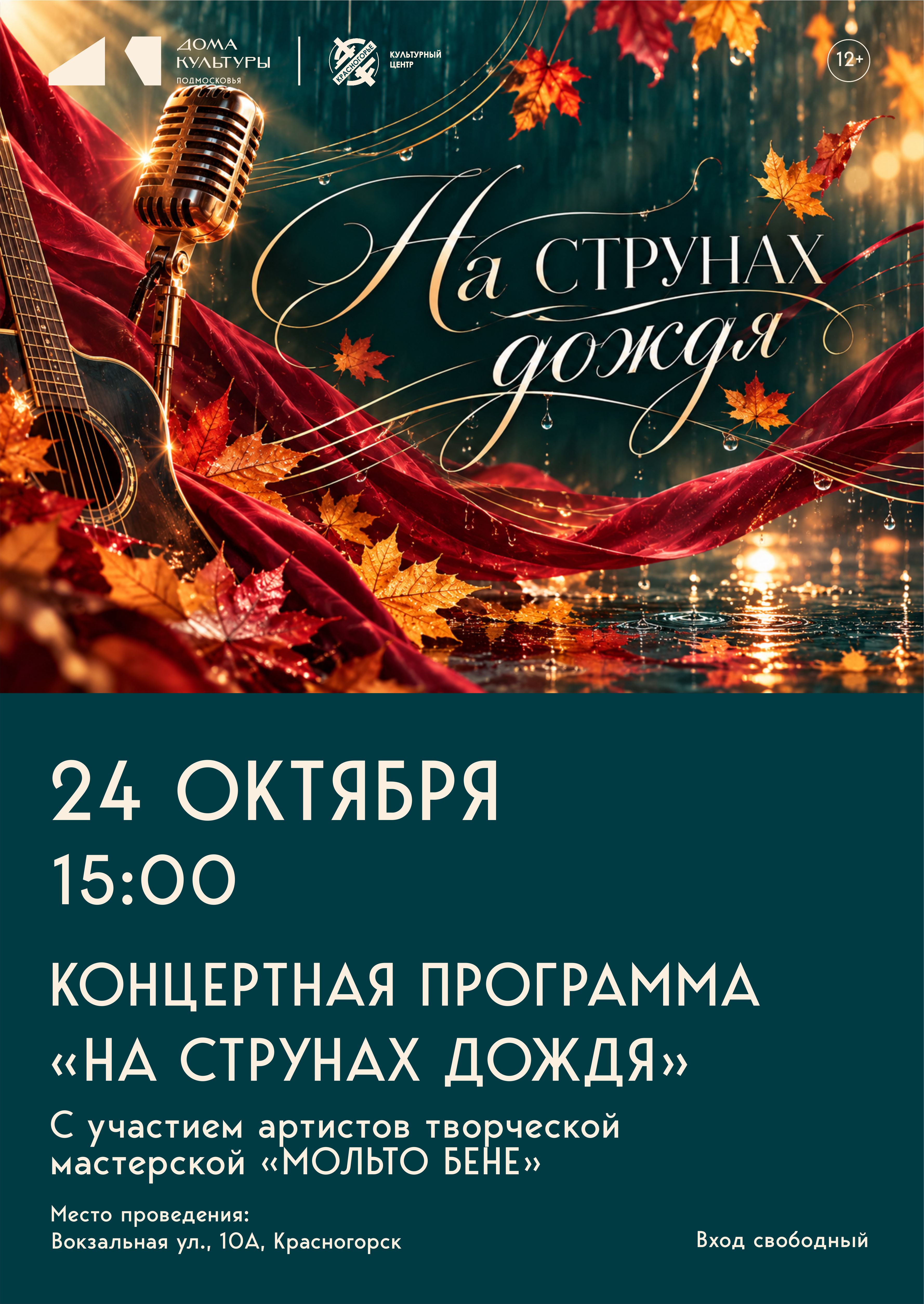 Концертная программа &laquo;На струнах дождя&raquo;.